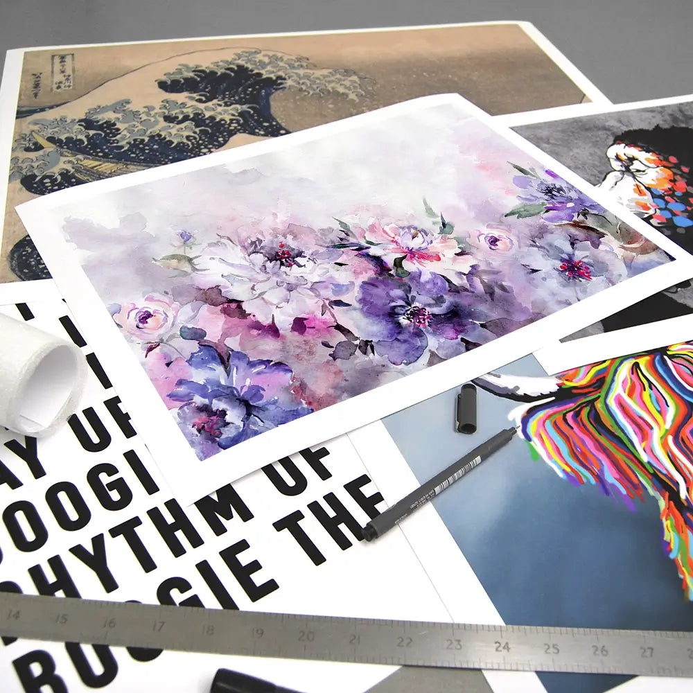Soft Purple Florals Art Print Soft Purple Florals Art Print wall art product katiko.dp / Shutterstock
