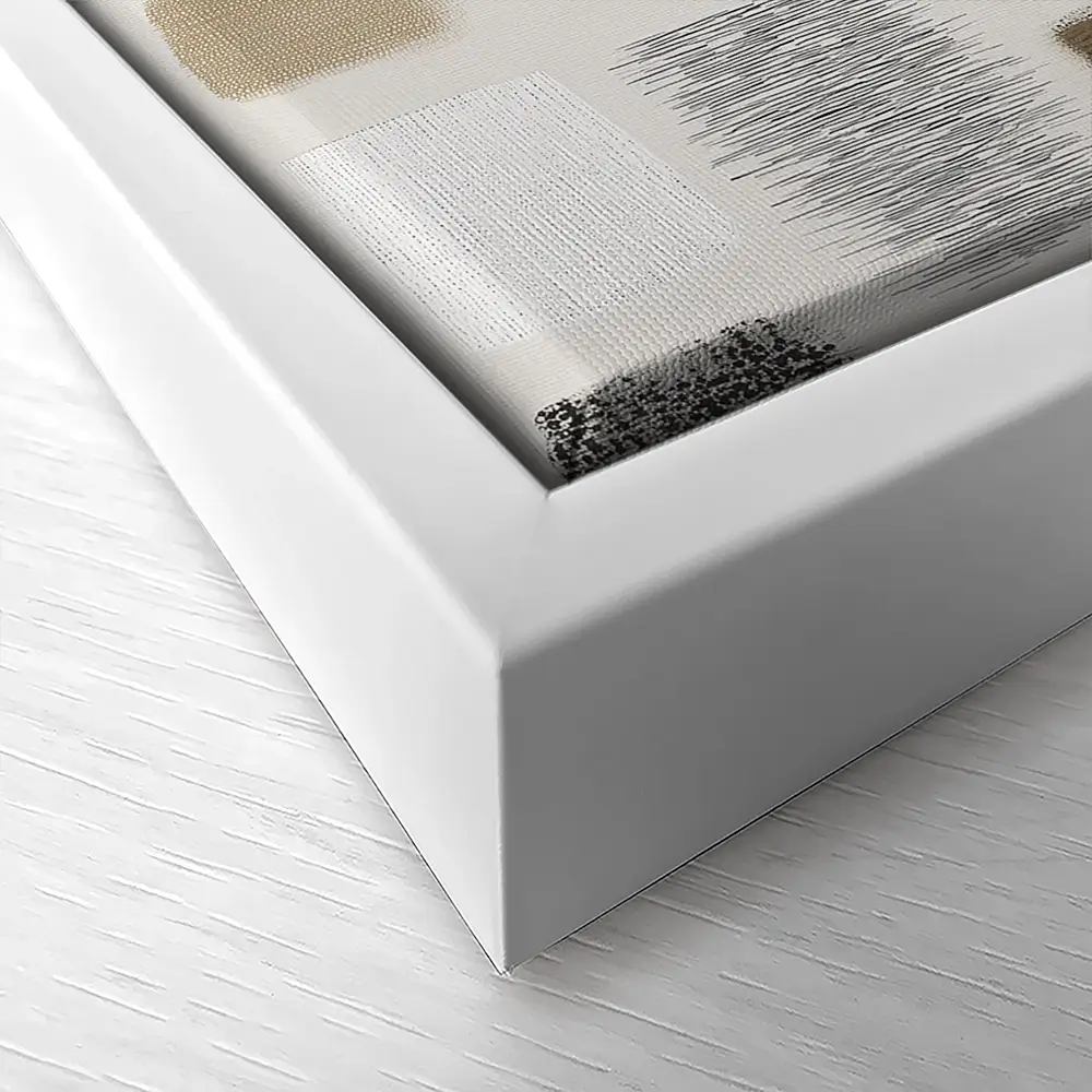 Soft Textile Grid Canvas Print Soft Textile Grid Canvas Print wall art product Chromatic Storm Studio