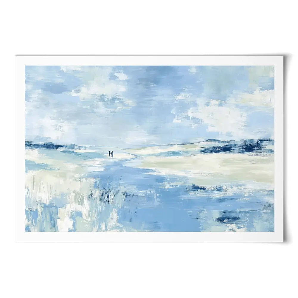 Soft Valley Walking Path Art Print Soft Valley Walking Path Art Print wall art product Chromatic Storm Studio