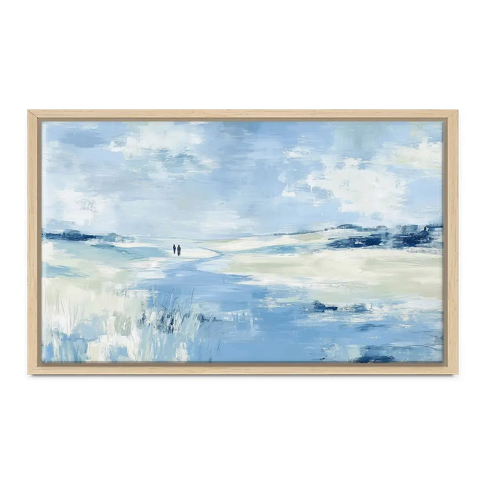 Soft Valley Walking Path Canvas Print Soft Valley Walking Path Canvas Print wall art product Chromatic Storm Studio