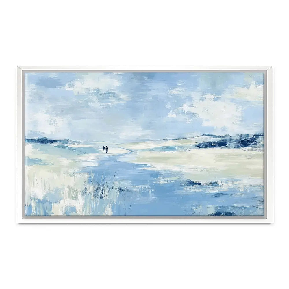 Soft Valley Walking Path Canvas Print Soft Valley Walking Path Canvas Print wall art product Chromatic Storm Studio