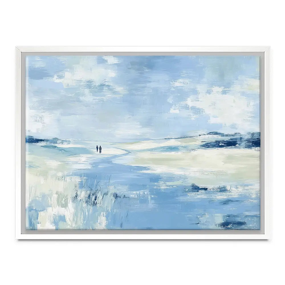 Soft Valley Walking Path Canvas Print Soft Valley Walking Path Canvas Print wall art product Chromatic Storm Studio