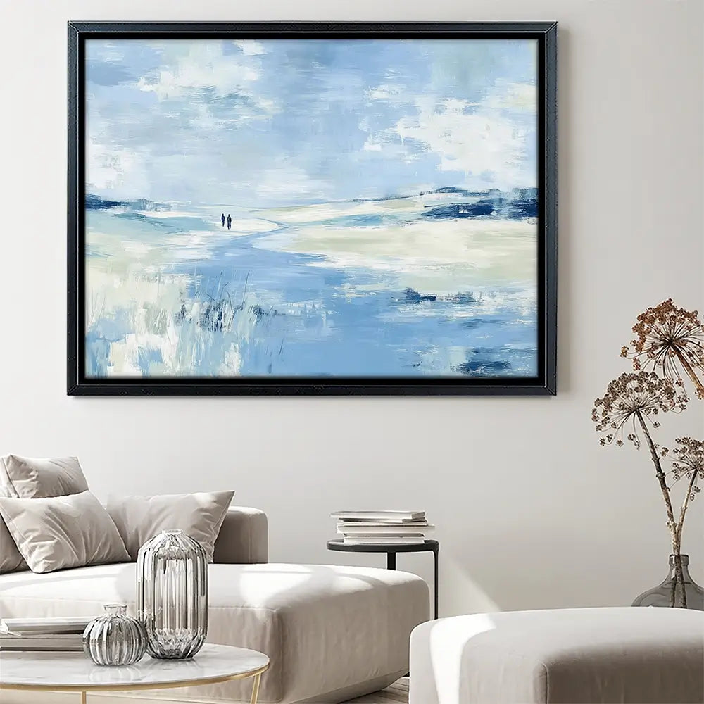 Soft Valley Walking Path Canvas Print Soft Valley Walking Path Canvas Print wall art product Chromatic Storm Studio
