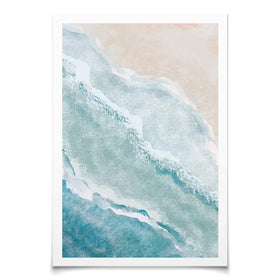 Soft Waves Art Print Soft Waves Art Print wall art product DaisyArtDecor / Shutterstock