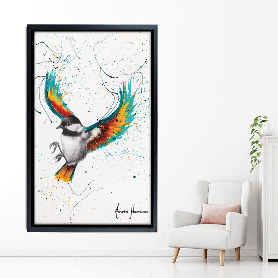Solo Sounds Bird Canvas Print wall art product Ashvin Harrison