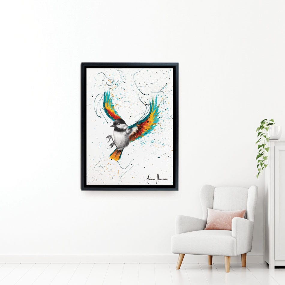 Solo Sounds Bird Canvas Print wall art product Ashvin Harrison