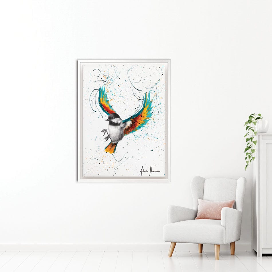 Solo Sounds Bird Canvas Print wall art product Ashvin Harrison