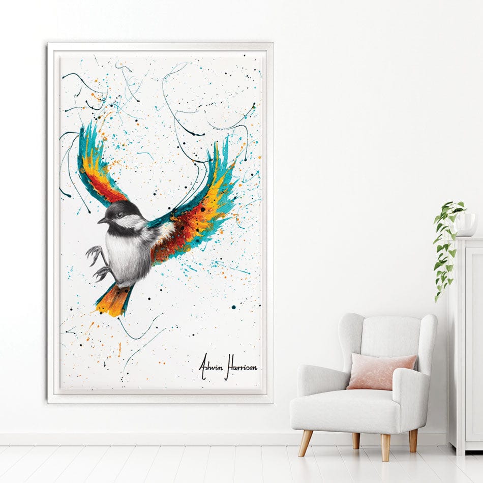 Solo Sounds Bird Canvas Print wall art product Ashvin Harrison