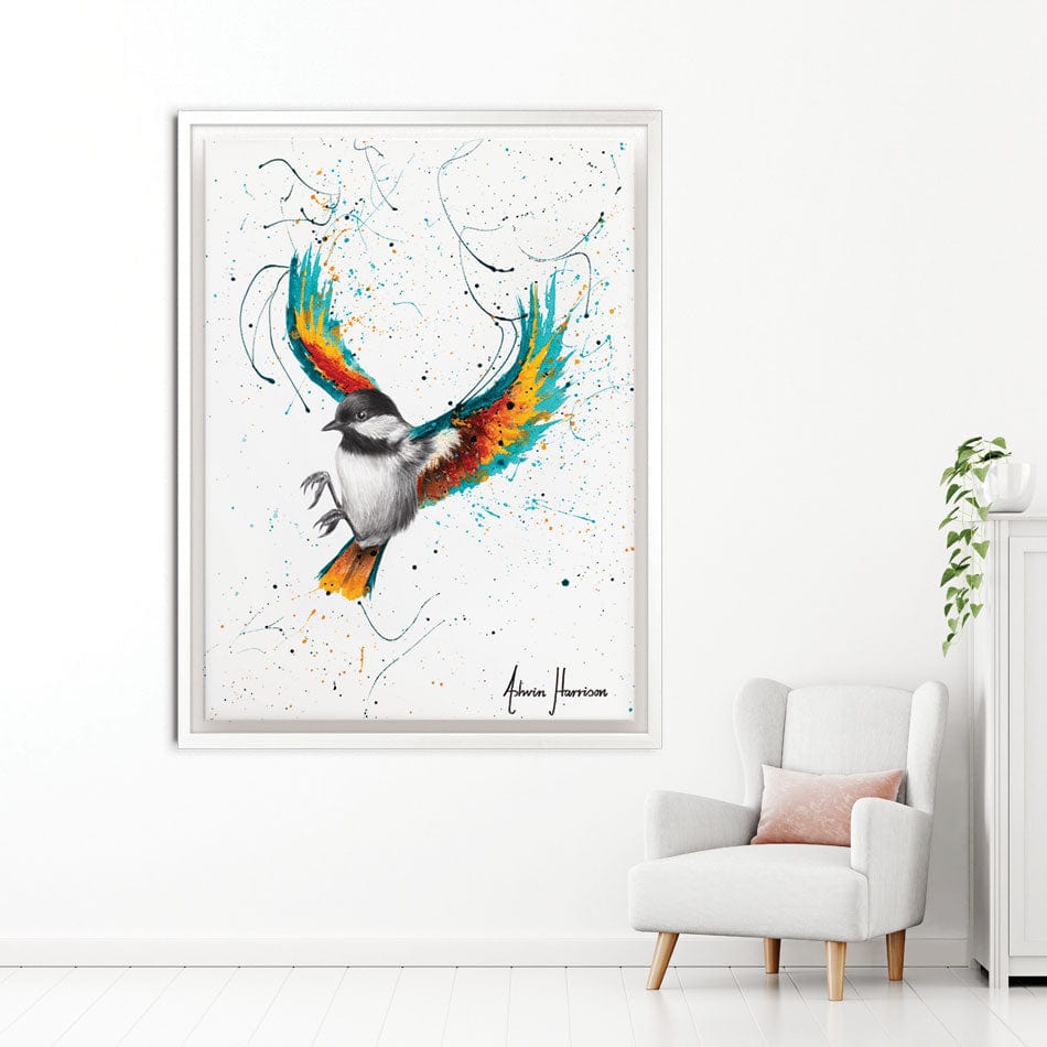 Solo Sounds Bird Canvas Print wall art product Ashvin Harrison