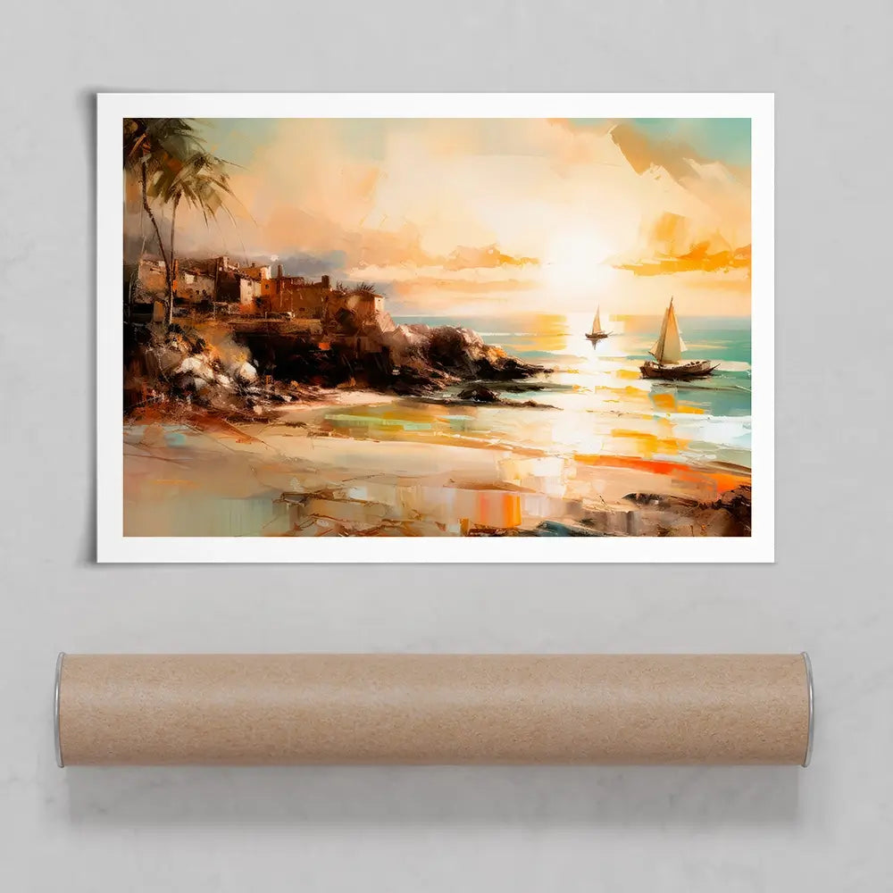 Somewhere In Paradise Art Print Somewhere In Paradise Art Print wall art product Treechild