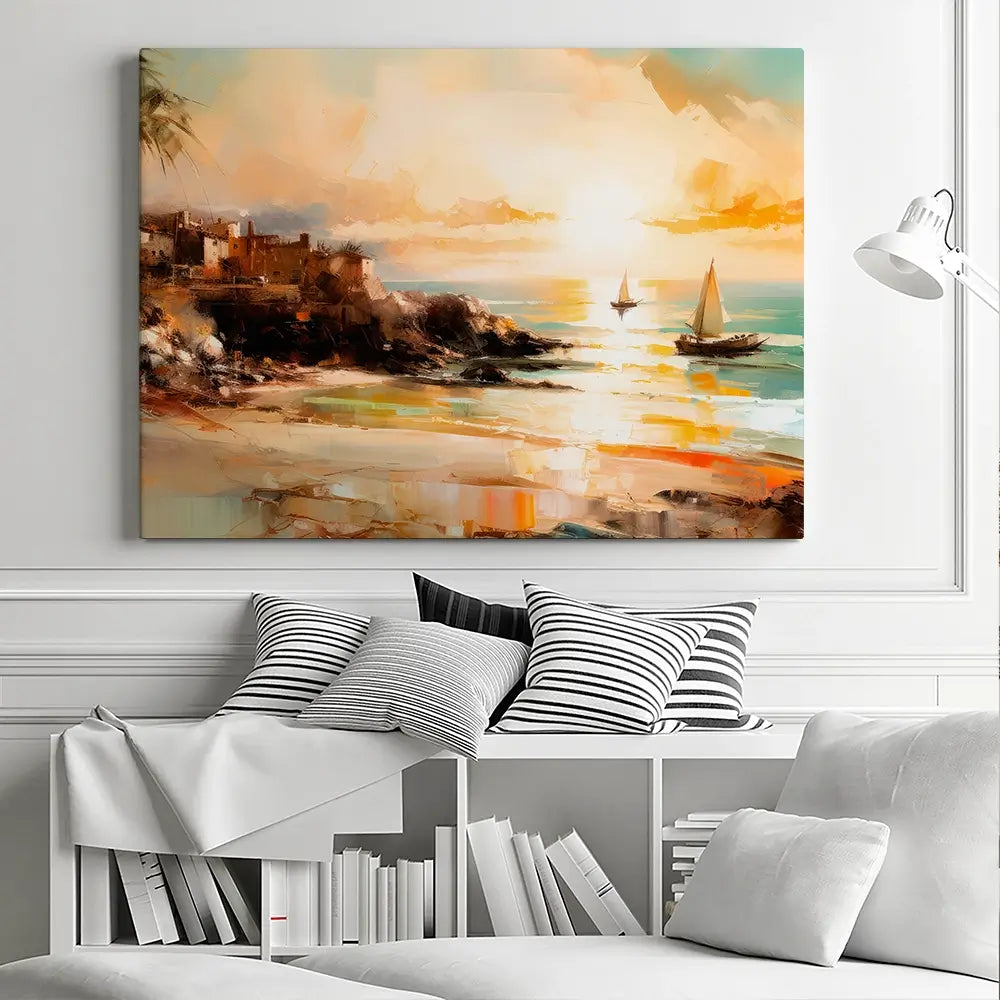 Somewhere In Paradise Canvas Print Somewhere In Paradise Canvas Print wall art product Treechild