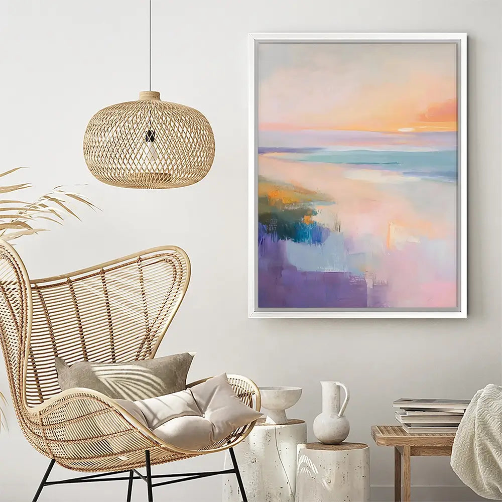 Soothing Seascape Canvas Print Soothing Seascape Canvas Print wall art product LSR Design Studio - Independent