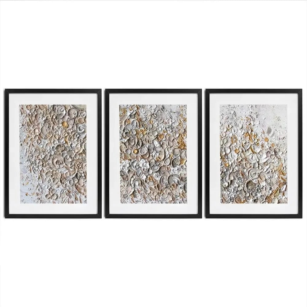 Sophisticated Celebration Framed Art Print Trio Sophisticated Celebration Framed Art Print Trio wall art product Nada Khatib