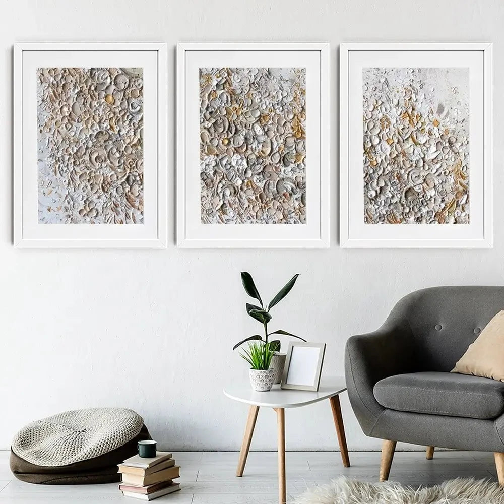 Sophisticated Celebration Framed Art Print Trio Sophisticated Celebration Framed Art Print Trio wall art product Nada Khatib