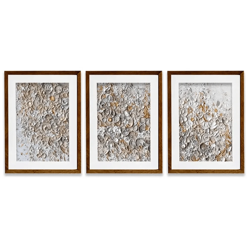 Sophisticated Celebration Framed Art Print Trio Sophisticated Celebration Framed Art Print Trio wall art product Nada Khatib