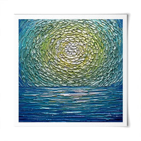 Sour Apple Square Art Print Sour Apple Square Art Print wall art product Nada Khatib