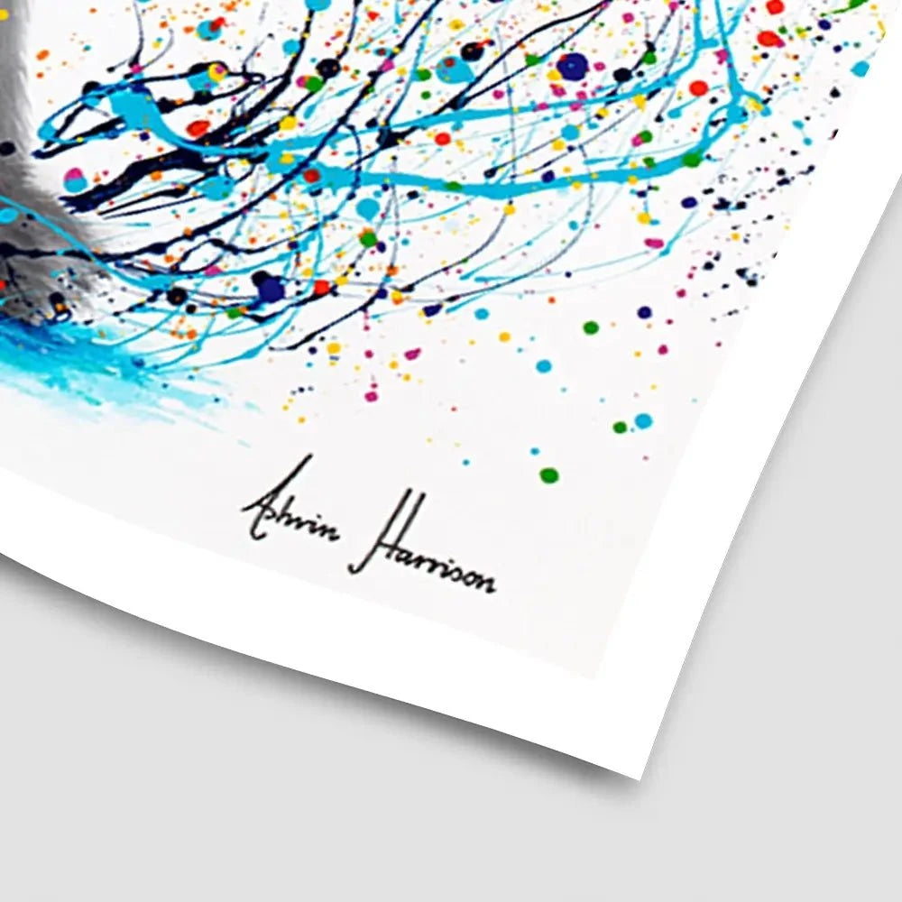 Spaniel Splash Art Print Spaniel Splash Art Print wall art product Ashvin Harrison
