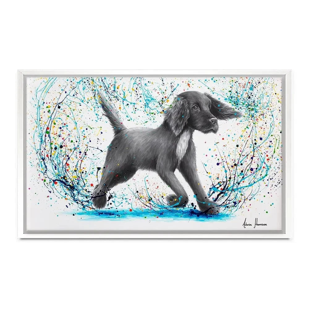 Spaniel Splash Canvas Print Spaniel Splash Canvas Print wall art product Ashvin Harrison