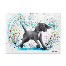 Spaniel Splash Canvas Print Spaniel Splash Canvas Print wall art product Ashvin Harrison