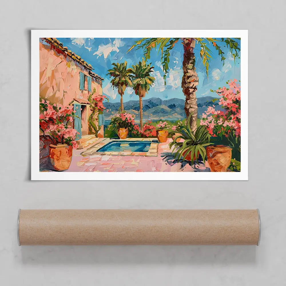 Spanish House By The Pool 2 Art Print Spanish House By The Pool 2 Art Print wall art product Elena Avanesova