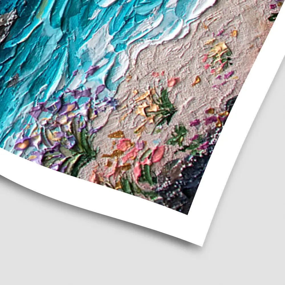 Sparked By The Sea Art Print Sparked By The Sea Art Print wall art product Nada Khatib