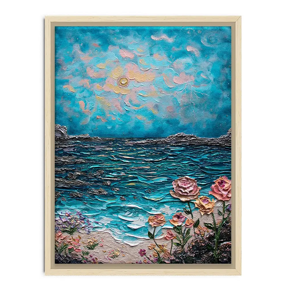 Sparked By The Sea Canvas Print Sparked By The Sea Canvas Print wall art product Nada Khatib