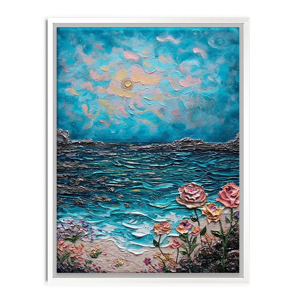 Sparked By The Sea Canvas Print Sparked By The Sea Canvas Print wall art product Nada Khatib