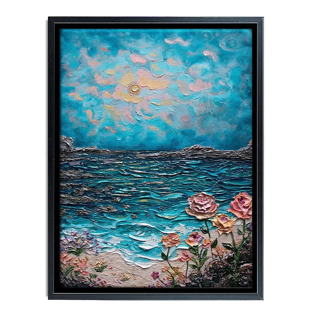 Sparked By The Sea Canvas Print Sparked By The Sea Canvas Print wall art product Nada Khatib