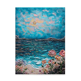 Sparked By The Sea Canvas Print Sparked By The Sea Canvas Print wall art product Nada Khatib