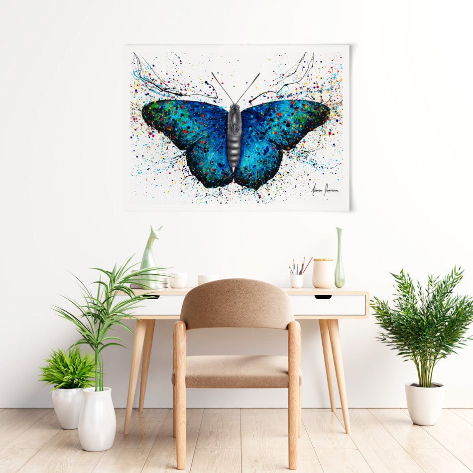 Sparkling City Butterfly Art Print wall art product Ashvin Harrison