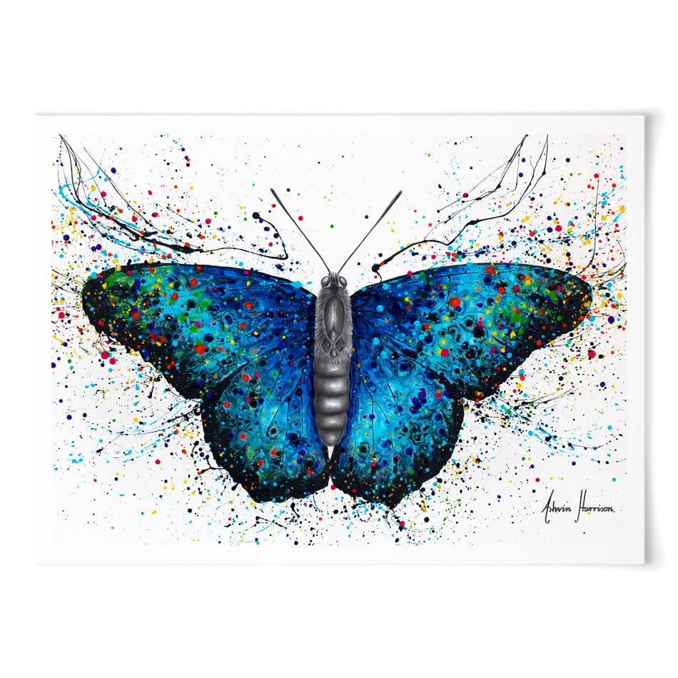 Sparkling City Butterfly Art Print wall art product Ashvin Harrison