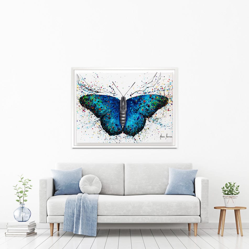 Sparkling City Butterfly Canvas Print wall art product Ashvin Harrison