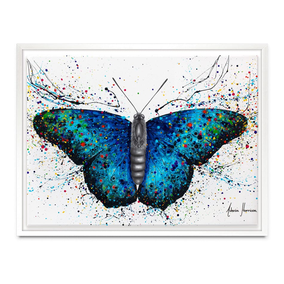 Sparkling City Butterfly Canvas Print wall art product Ashvin Harrison