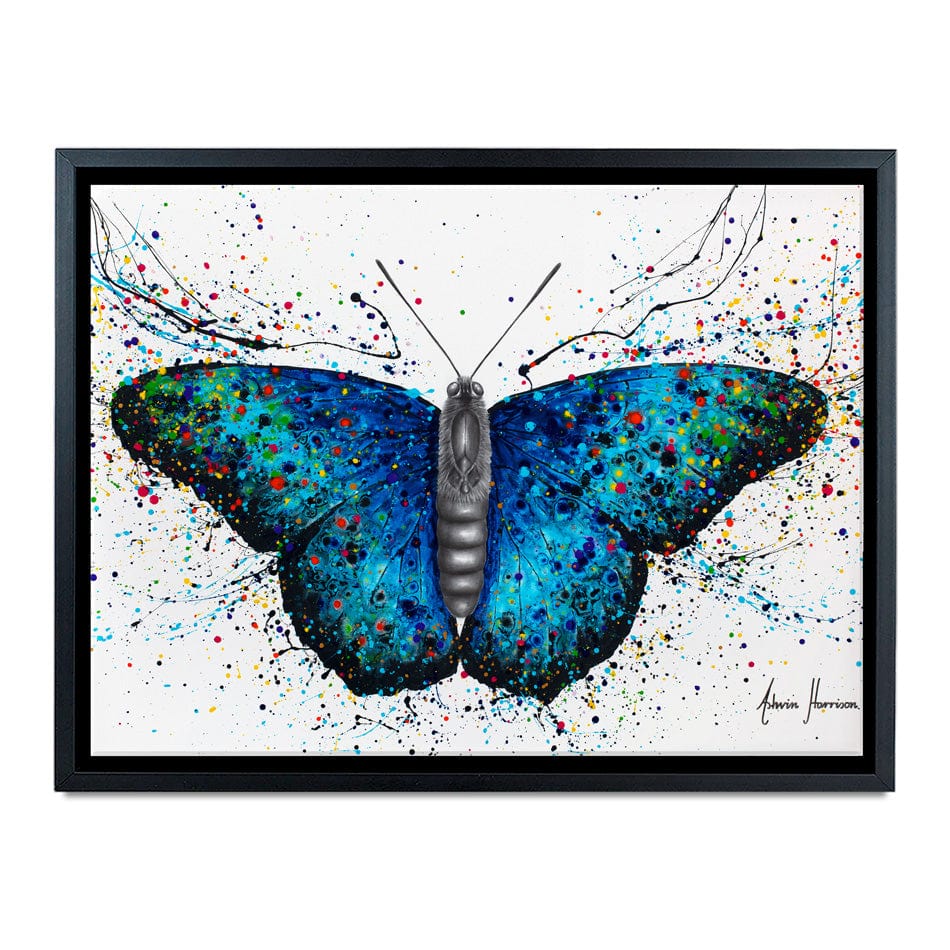 Sparkling City Butterfly Canvas Print wall art product Ashvin Harrison