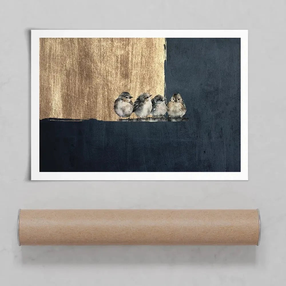 Sparrows Art Print Sparrows Art Print wall art product Svetlana Aleynikova