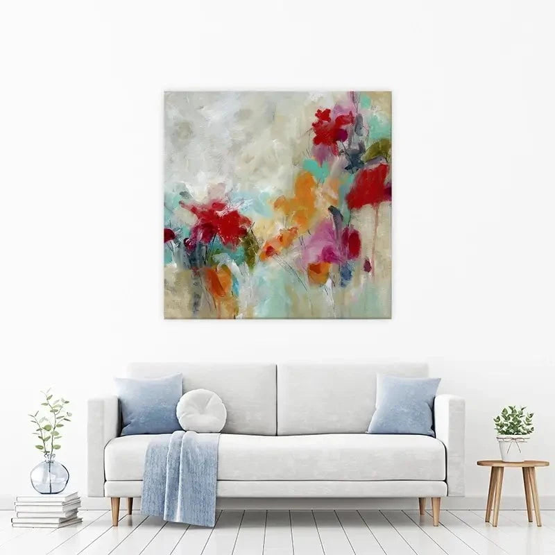 Spectrum Floral Canvas Print Spectrum Floral Canvas Print wall art product Carol Robinson