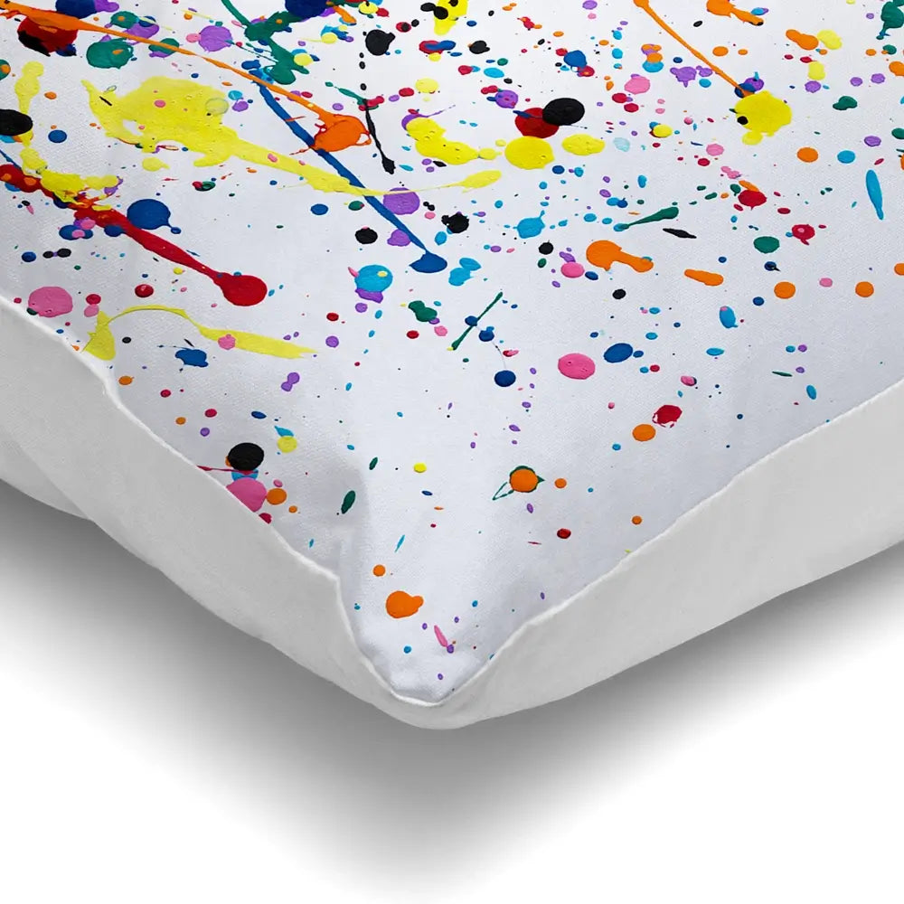 Splashes And Drips Cushion Splashes And Drips Cushion wall art product Art Print Shop