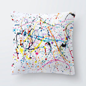 Splashes And Drips Cushion Splashes And Drips Cushion wall art product Art Print Shop
