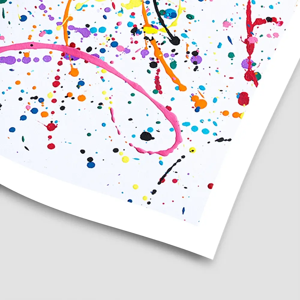 Splashes And Drips Square Art Print Splashes And Drips Square Art Print wall art product Art Print Shop