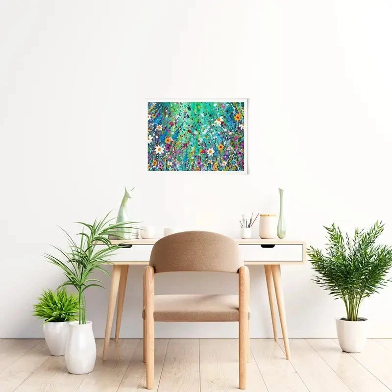 Spring Burst Art Print Spring Burst Art Print wall art product Emma LC Art
