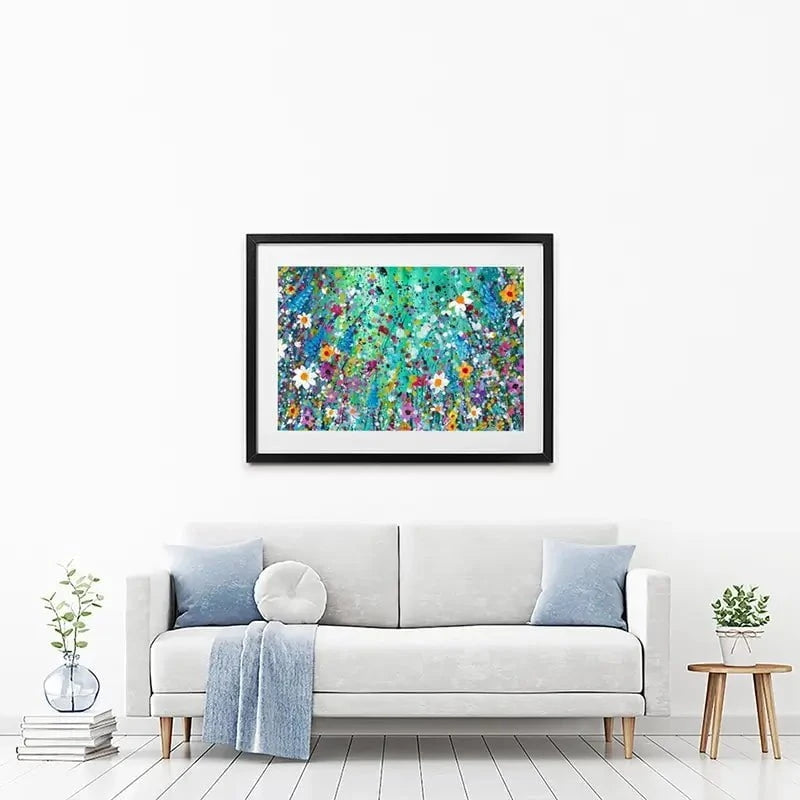 Spring Burst Framed Art Print Spring Burst Framed Art Print wall art product Emma LC Art