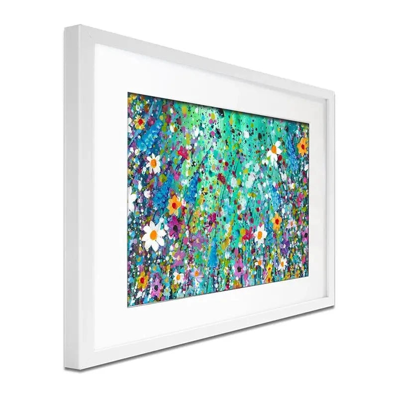 Spring Burst Framed Art Print Spring Burst Framed Art Print wall art product Emma LC Art