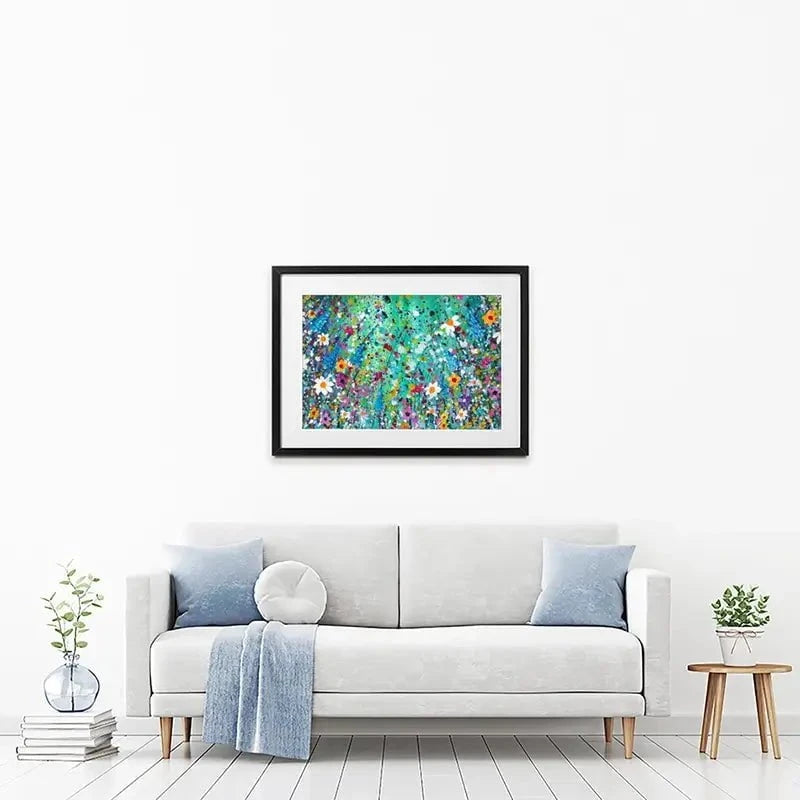 Spring Burst Framed Art Print Spring Burst Framed Art Print wall art product Emma LC Art