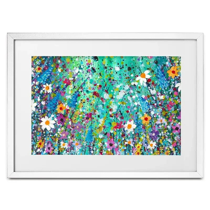 Spring Burst Framed Art Print Spring Burst Framed Art Print wall art product Emma LC Art
