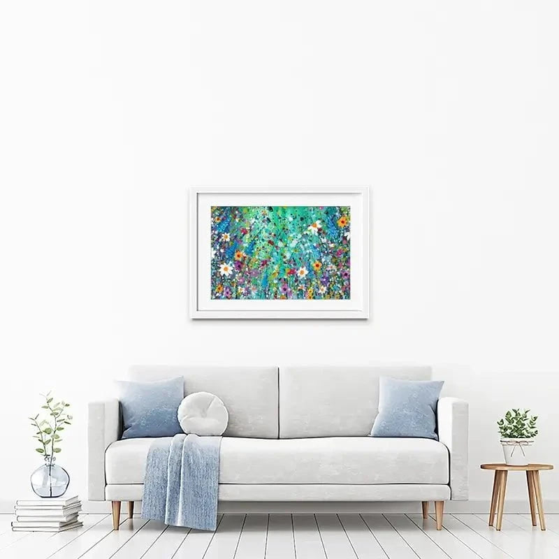 Spring Burst Framed Art Print Spring Burst Framed Art Print wall art product Emma LC Art