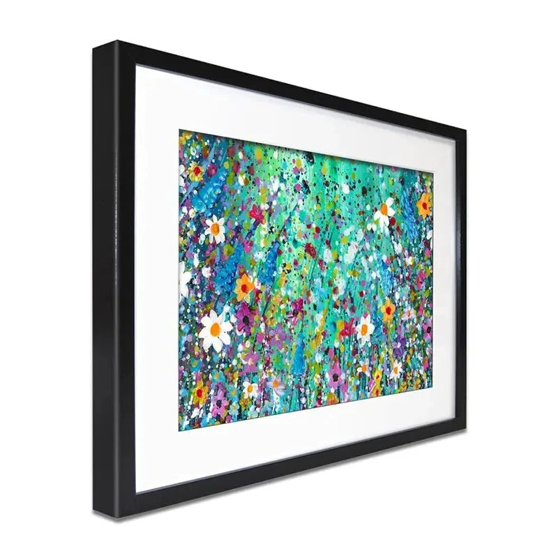 Spring Burst Framed Art Print Spring Burst Framed Art Print wall art product Emma LC Art