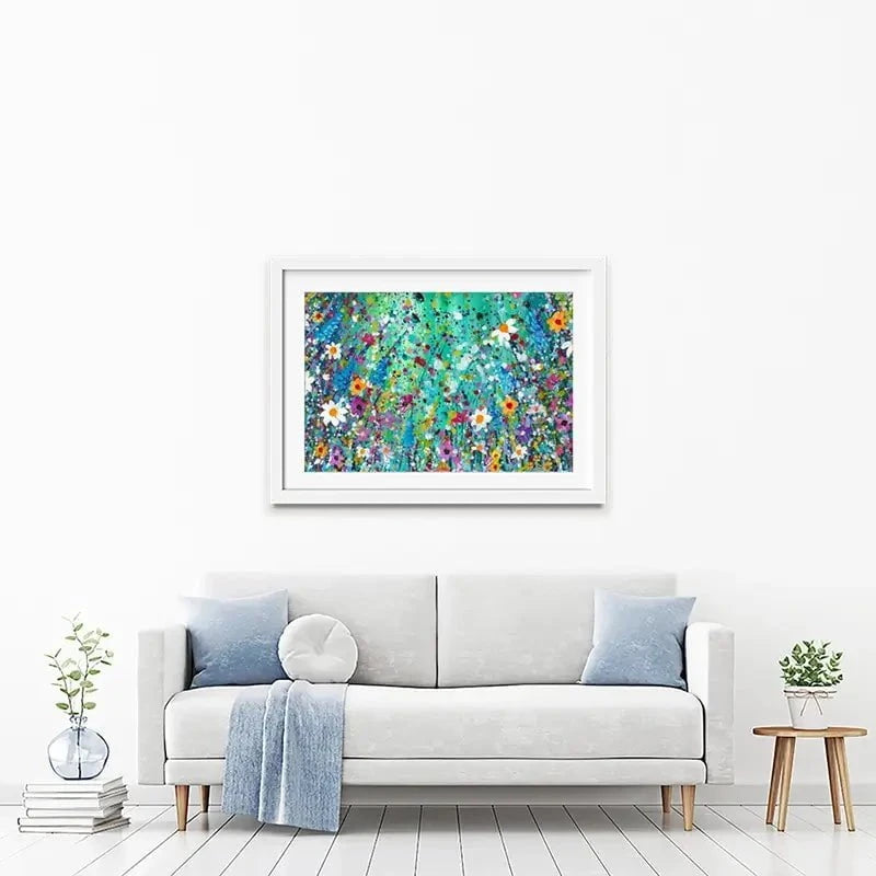 Spring Burst Framed Art Print Spring Burst Framed Art Print wall art product Emma LC Art