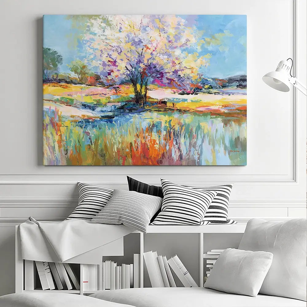 Spring Landscape Impressions Canvas Print Spring Landscape Impressions Canvas Print wall art product Leon Devenice