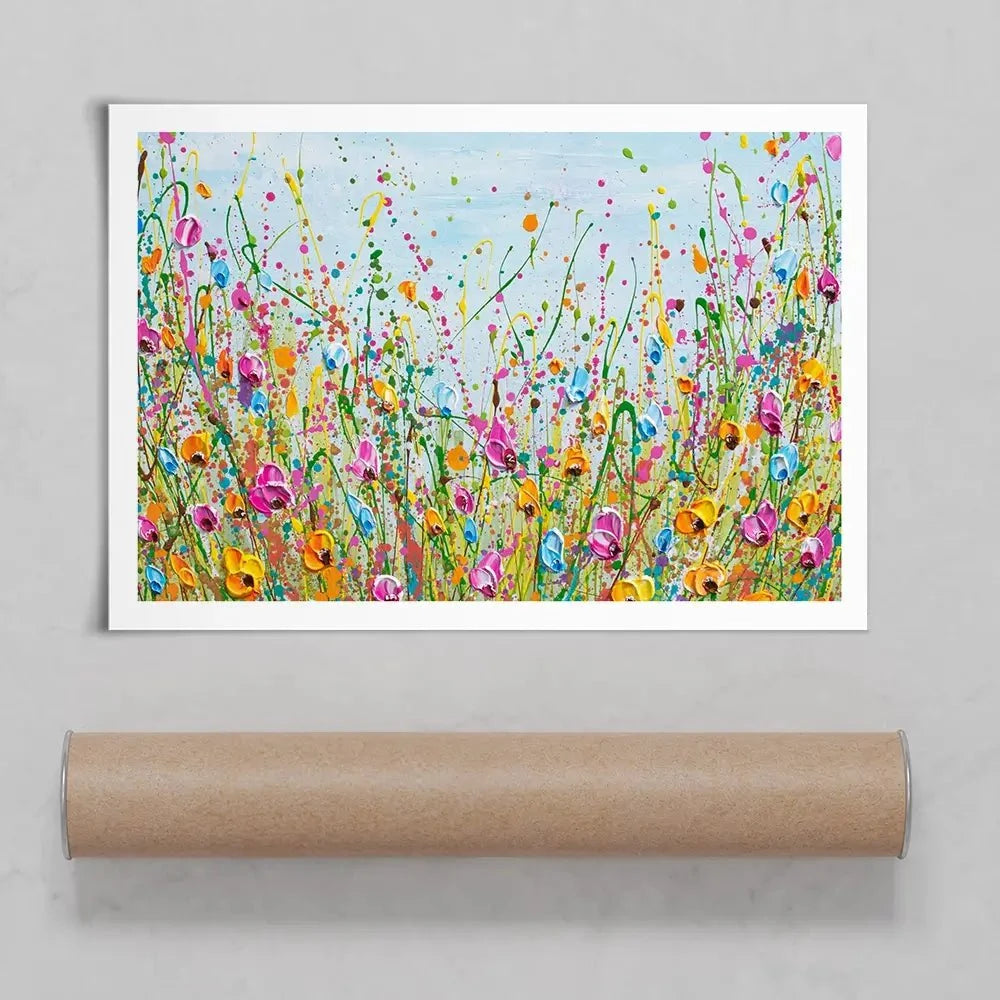 Spring Meadow Art Print Spring Meadow Art Print wall art product Olga Tkachyk
