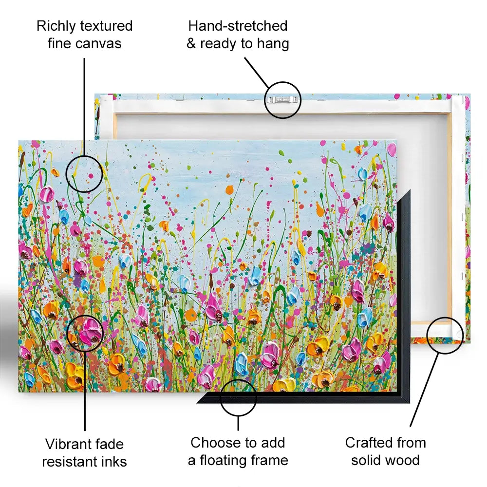 Spring Meadow Canvas Print Spring Meadow Canvas Print wall art product Olga Tkachyk